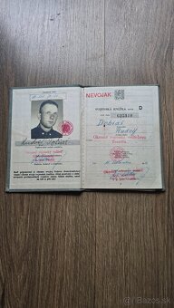 Vojenská knižka 1951 + Legitimácia - 2