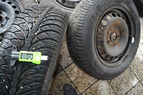 Plechové disky R15 a zimné gumy 195/65 R15 na VW, Skoda - 2