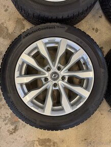 hliníkové disky renault r17, zimné pneumatiky 225/55r17 - 2