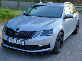 spolier pod přední nárazník skoda octavia 3 facelift - 2