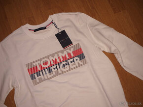 Tommy Hilfiger pánska mikina biela - 2