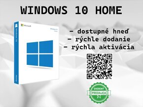 [✅HNEĎ] Windows 10 Pro/Home [RETAIL - DOŽIVOTNÁ] - 2