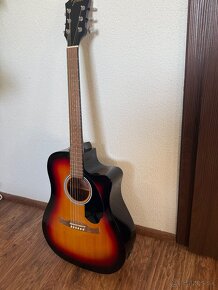 Fender FA-125CE Sunburst Elektroakustická gitara Dreadnought - 2