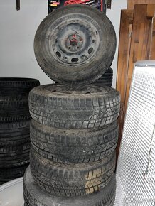 Zimne pneumatiky 185/60 r14 na diskoch - 2