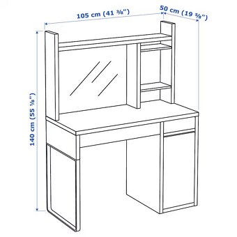 Písací stôl Ikea Micke - 2