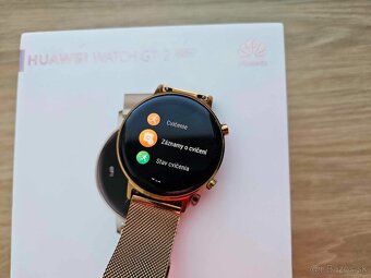 Huawei Watch GT 2 42 mm Rose Gold, top, zaruka - 2