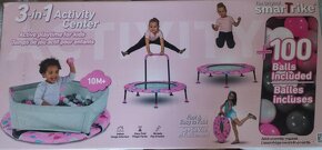 Trampolína Activity Center 3-in-1 Pink smarTrike - 2