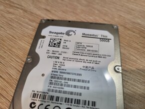 2,5" HDD Seagate 500GB, model ST500LT012, zdravie 60percent - 2