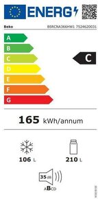 Kombinovaná chladnička BEKO B5RCNA366HW1 - 2