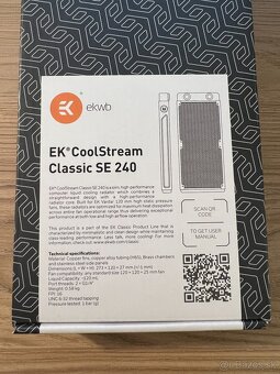 EKWB EK CoolStream Clas SE 240 - radiator na vodne chladenie - 2