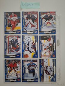 Hokejové karty - brankári COMPENDIUM BLUE - 2