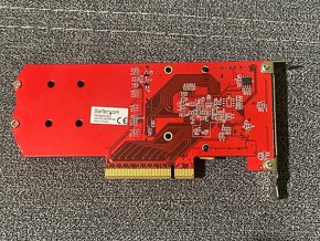 m2 nvme dual pcie karta, 2x bay - 2