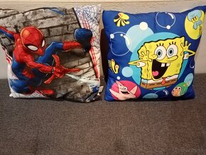 Detsky vankus Spiderman, Spongebob. - 2