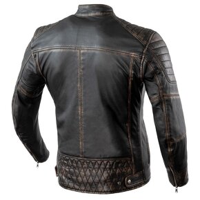 Kožená moto bunda Rebelhorn Hunter Pro CE - Vintage Black L - 2