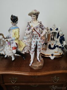 Predám exkluzívnu veľkú sošku nemeckého porcelánu - 2