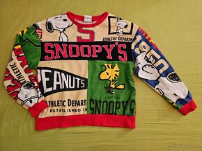 Mikina Zara Peanuts velkost S.hrubšie tričko Snoopy. - 2