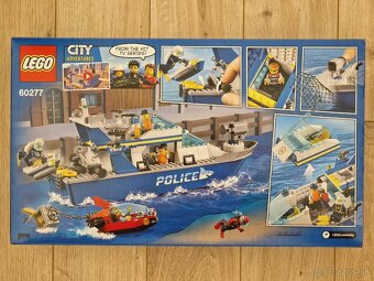 Lego City 60277 Policajná hliadková loď - 2