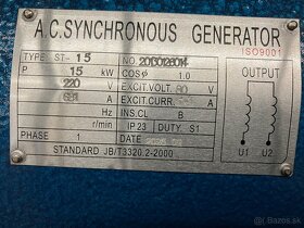 Synchronny alternator 15kW s AVR - 2