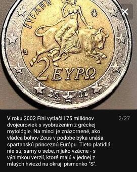 2€ minca s vyobrazením gréckej mytológie - 2