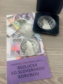 Strieborná 1000 koruna - 2