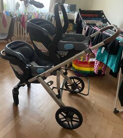 Uppababy Vista kočík pre dvojičky - 2