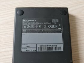 Lenovo Secure hard drive 1TB - 2