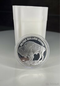 Investičné strieborné mince American Buffalo round - 2