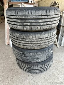 Predam kolesa + pneu 5x112 215/60 r16 letne - 2