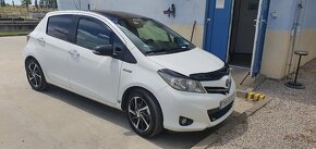 Yaris toyota 1,33 73kw 99ps biela zachovale auto - 2