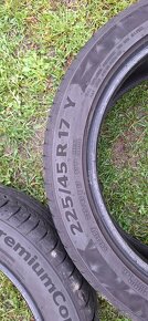 Predam letne pneumatiky 225/45 R17 continental - 2