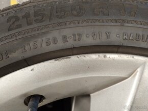 Predám komplet kolesá 215/50R17 - 2