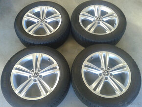 ALU disky 5x112 R18 7J ET43 ORIGINAL VOLKSWAGEN PIRELLI - 2