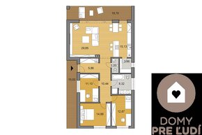 Krásny 4 izbový RD bungalov 114,25 m2 na pozemku 507m2, Sene - 2