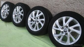 orig el 5x114,3 r16 Toyota + letné 205/55 r16 + TPMS - 2