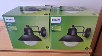 2x Philips - Vonkajšie svietidlo 1xE27/60W/230V - 2