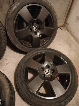 4ks alu disky orig. Škoda 5x112 R17 - 2