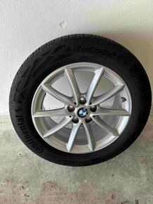 Predam komplet 4 letne pneu na AL diskoch BMW X1 17 palcov - 2