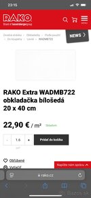 Obklad RAKO WADMB 722, 40x20cm - 2