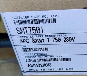Predám APC Smart UPS 750VA LCD 230V (500W) - 2
