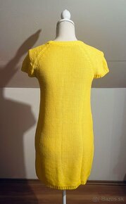 Žlté pletené svetrové šaty, Esmara, 36 - 2