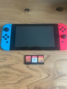 Nintendo switch +prislušenstvo a hry - 2