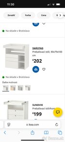 Prebalovaci stol Ikea - 2