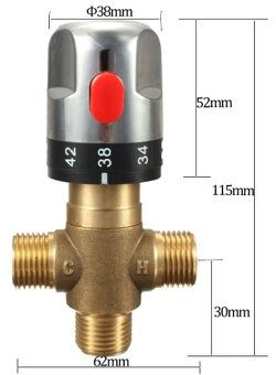 Termostaticky zmiešavací ventil - 2