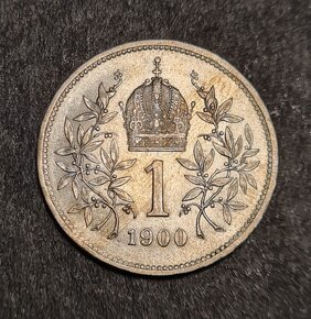 1 Koruna 1900 b.z František Jozef I. - 2