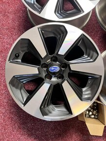 5x100 R17 Originál Subaru Forester + senzory + matice - TOP - 2