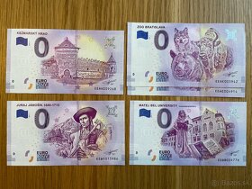 0 euro, eurosouvenir, bankovky ROK 2018 - 2