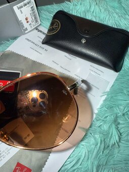 Ray-Ban gold original slnecne luxusne stylove okuliare - 2