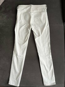 H&M biele nohavice, velkost 28 - 2