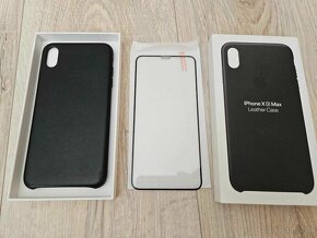 Kryt Leather Case pre iPhone XS Max + sklo - 2