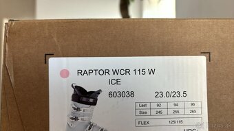 Lyžiarky dámske Head  raptor wcr 115 w ice 23/23.5 - 2